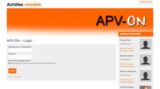 
                            5. APV ON – Login