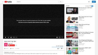 
                            9. aqua card: top tips - YouTube