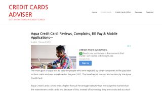 
                            10. Aqua Credit Card: Reviews, Complains, Bill Pay & Mobile ...