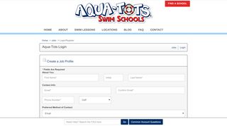 
                            6. Aqua-Tots Login