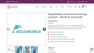 
                            7. AquaMobile at-home Swimming Lessons - Bondi & surrounds