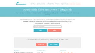 
                            1. AquaMobile Swim Instructors & Lifeguards