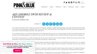 
                            6. AquaMobile swim review & contest - Pink and Blue Magazine