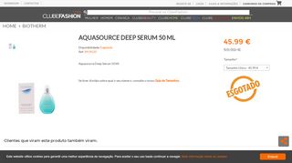 
                            8. Aquasource Deep Serum 50 Ml, até 2018-03-14