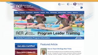 
                            4. Aquatic Exercise Association