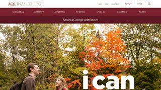 
                            3. Aquinas College Admissions | Aquinas College