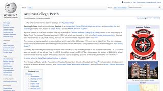 
                            9. Aquinas College, Perth - Wikipedia