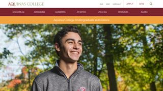 
                            2. Aquinas College Undergraduate Admissions | Aquinas College