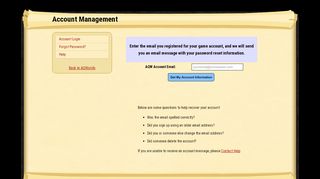 
                            7. AQW Account - Login