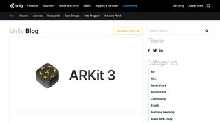 
                            8. AR Foundation support for ARKit 3 – Unity Blog