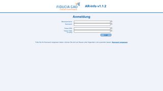 
                            3. AR-Info - Login