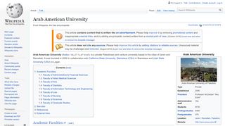 
                            9. Arab American University - Wikipedia