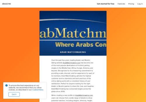 
                            8. Arab Matchmaking | about.me