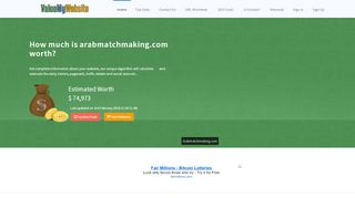 
                            5. Arabmatchmaking.com | Value My Website