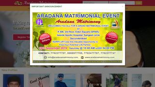 
                            1. AradanaMatrimony - Making room for the Bride and …