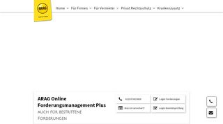 
                            9. ARAG Forderungsmanagemet Plus für strittige …