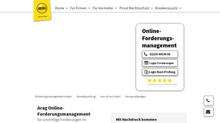 
                            6. ARAG Online Forderungsmanagement - Offene …