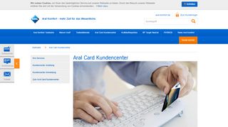 
                            3. Aral Card Kundencenter - Aral Komfort