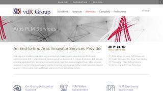 
                            6. Aras PLM Services — The vdR Group