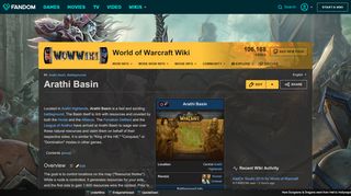 
                            9. Arathi Basin | WoWWiki | FANDOM powered by Wikia