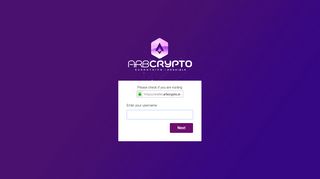 
                            1. ArbCrypto › Login