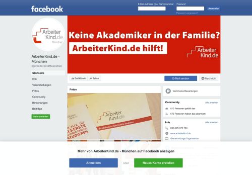 
                            8. ArbeiterKind.de - München - Startseite | Facebook