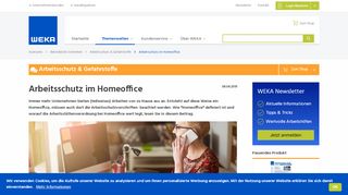 
                            7. Arbeitsschutz im Homeoffice - weka.de