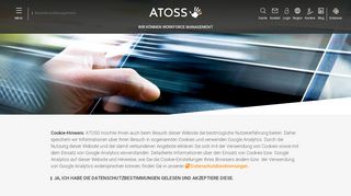 
                            10. Arbeitszeiterfassung | ATOSS Software AG