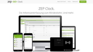 
                            4. Arbeitszeiterfassung - ZEP Clock - Zeiterfassung
