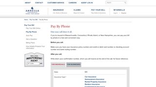 
                            8. Arbella Pay by Phone | Arbella Insurance