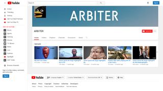 
                            7. ARBITER - YouTube