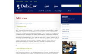 
                            9. Arbitration | Duke University School of Law