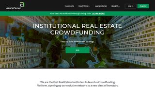 
                            7. ArborCrowd | Real Estate Crowdfunding Investment Made Easy