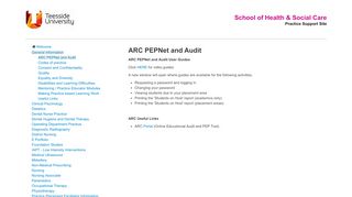 
                            10. ARC PEPNet and Audit - Practice Support Site