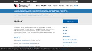 
                            9. ARC POW | Bournemouth University