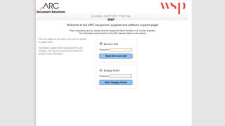 
                            1. ARC Service Login