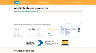 
                            9. Arcadialite.aberdeenshire.gov.uk: Arcadia Lite – All …