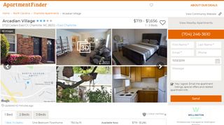 
                            8. Arcadian Village - Charlotte, NC | Apartment Finder