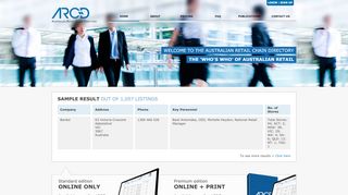 
                            6. ARCD – Australian Retail Chain Directory