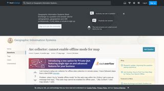 
                            5. arcgis desktop - Arc collector: cannot enable offline mode for map ...