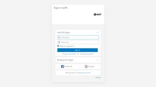 
                            10. ArcGIS login - Sign In