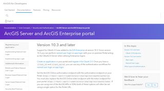 
                            1. ArcGIS Server and ArcGIS Enterprise portal | ArcGIS for Developers
