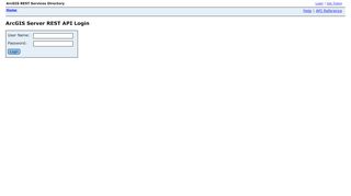 
                            4. ArcGIS Server REST API Login - nowCOAST