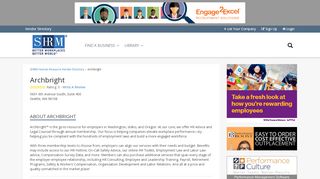 
                            7. Archbright Competitors and Products in the SHRM Human Resource ...