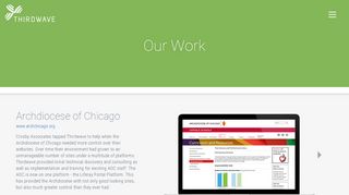 
                            9. Archdiocese of Chicago | Thirdwave, LLC