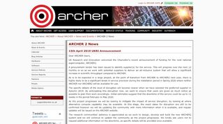 
                            1. ARCHER » ARCHER 2 News