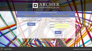 
                            4. Archer's Learning Hub Students & Faculty Parents ... - PowerSchool