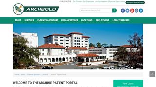 
                            2. ArchHIE Patient Portal | Archbold Medical Center