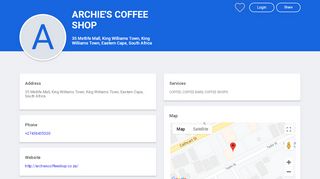 
                            9. ARCHIE'S COFFEE SHOP