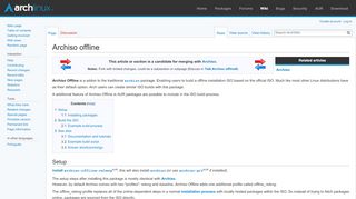 
                            4. Archiso offline - ArchWiki